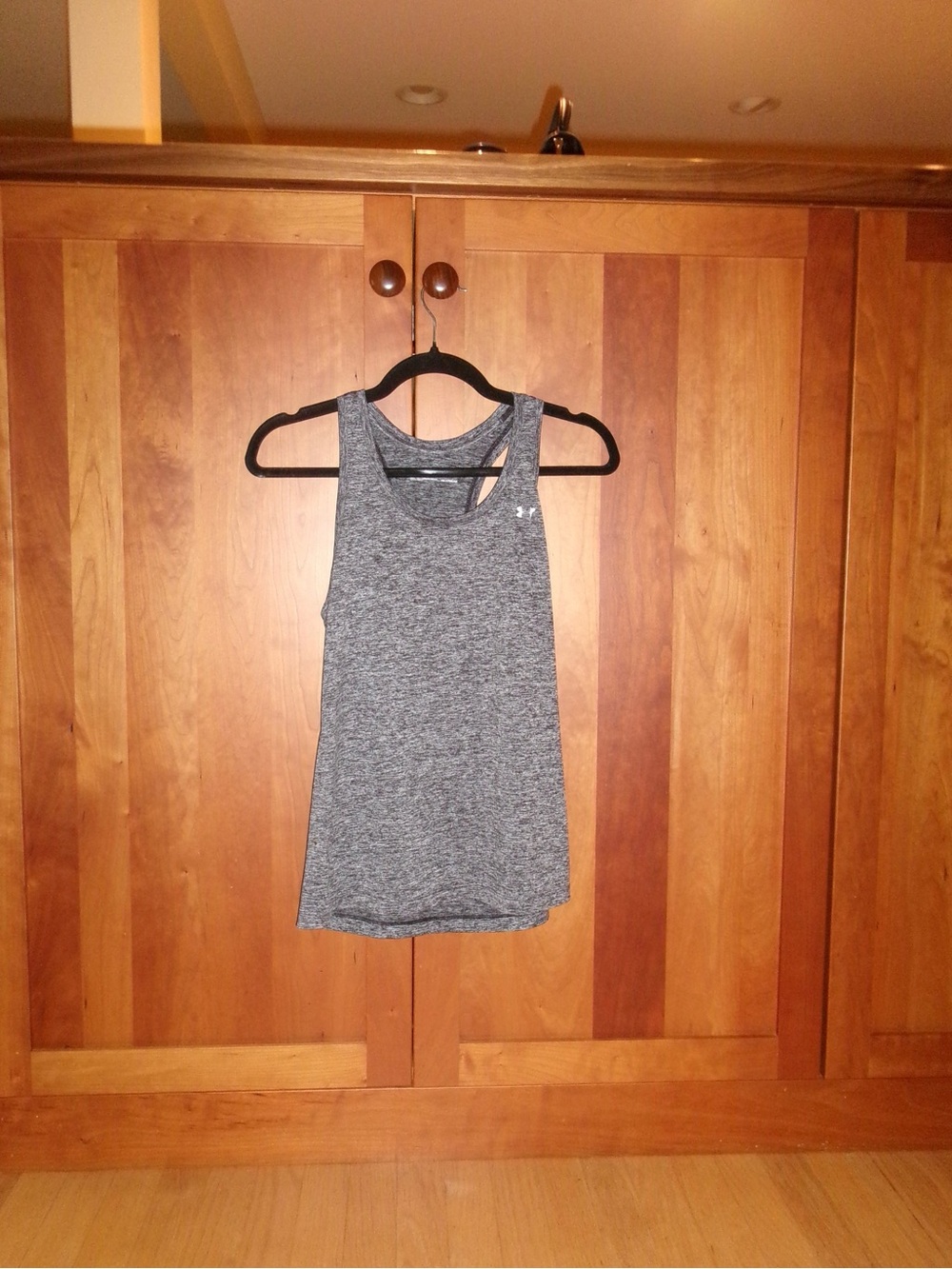 Under Armour Gray Heather Racerback Tank Top